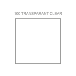 100 Transparant Clear statische raamfolie