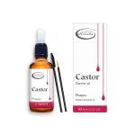 100% natuurlijke en puur Ricinus olie – Castorolie – met wimpel applicator – lange – sterke en glanzende haartjes 30ml