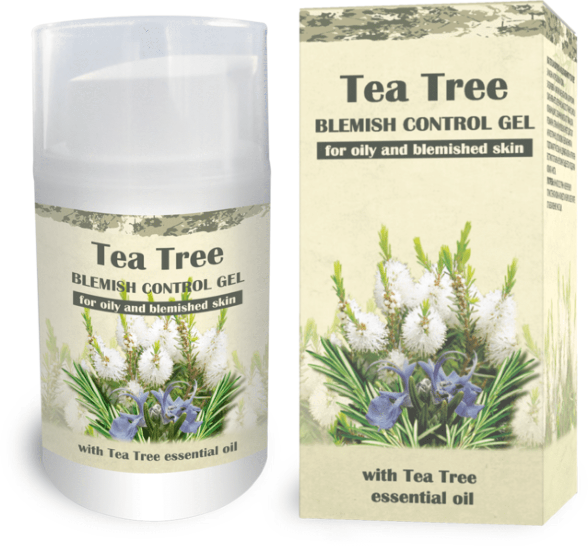 Refan natuurlijke Tea tree gezicht gel – ontstekingsremmend – acne – vette huid – effectief tegen puisten 50ml